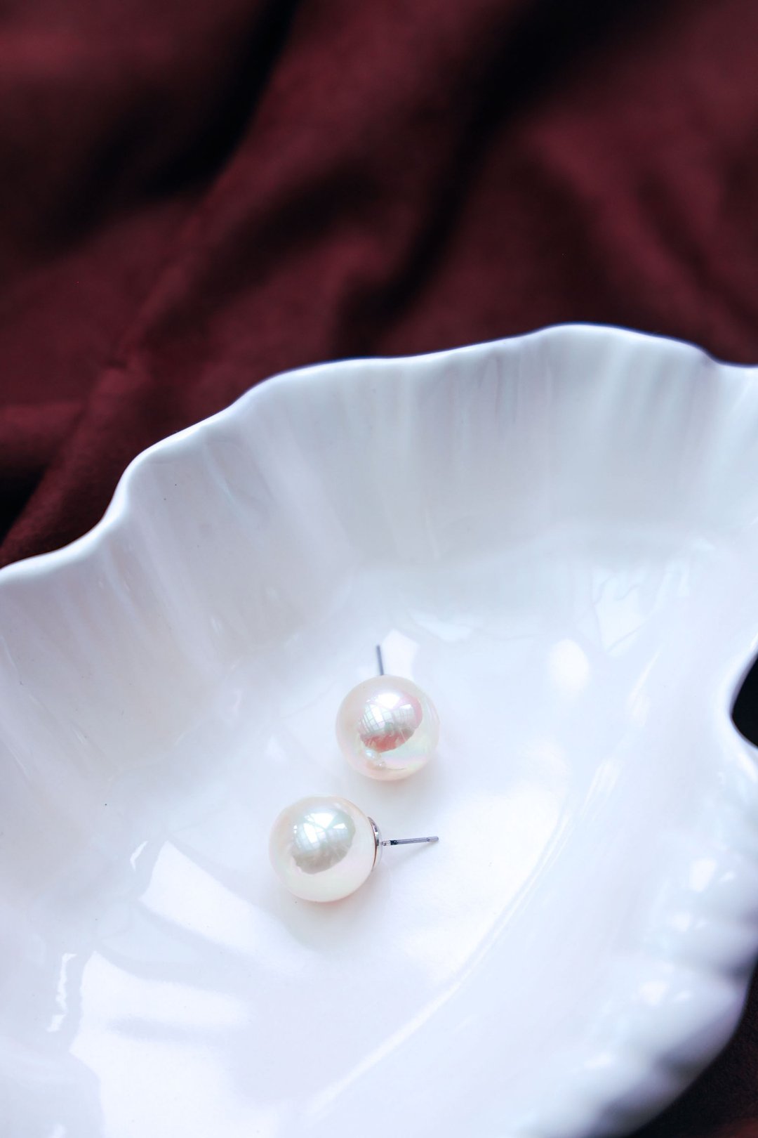 COR-DATE / 七彩古董大珍珠耳环 - 耳环/耳夹 - 其他材质 