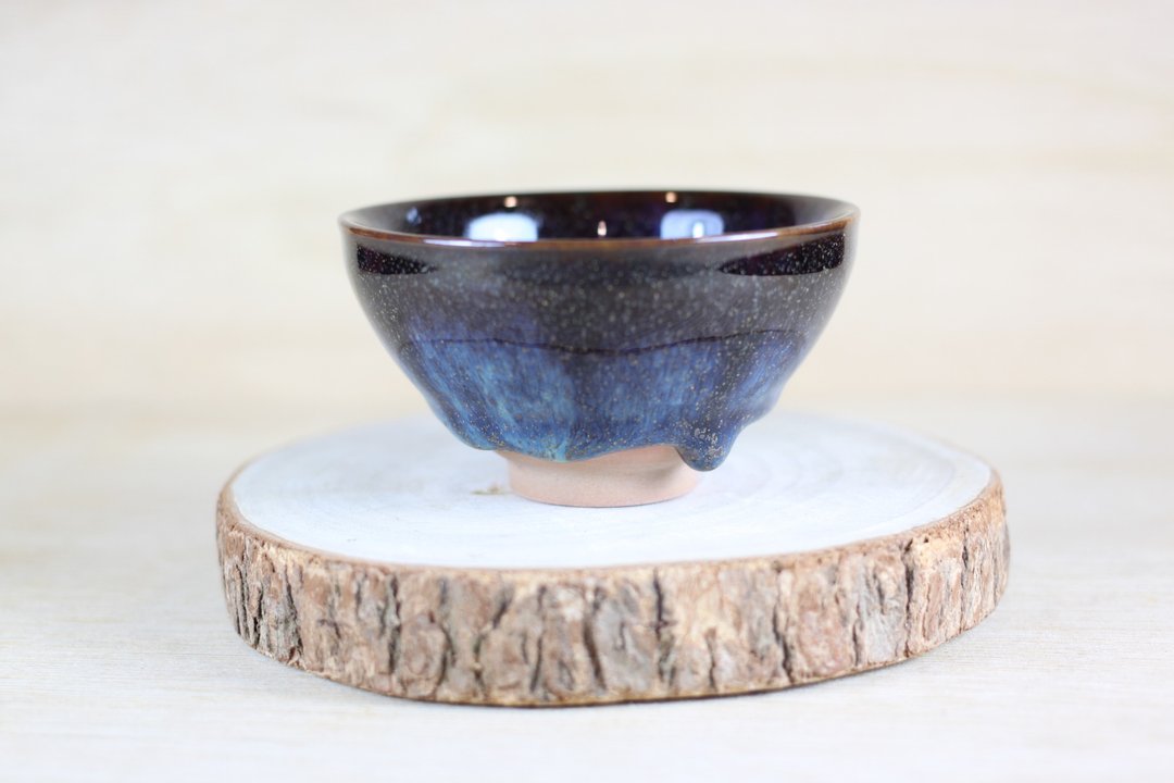 【台湾制造】星团 釉珠 天目釉茶杯 茶碗 莺歌名家叶敏祥作品 - 茶具/茶杯 - 陶 