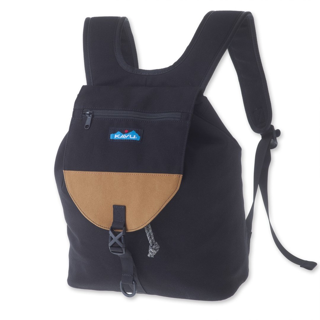 【西雅图 KAVU】Satchel Pack 休闲后背包 黑色 #922 - 后背包/双肩包 - 其他材质 黑色