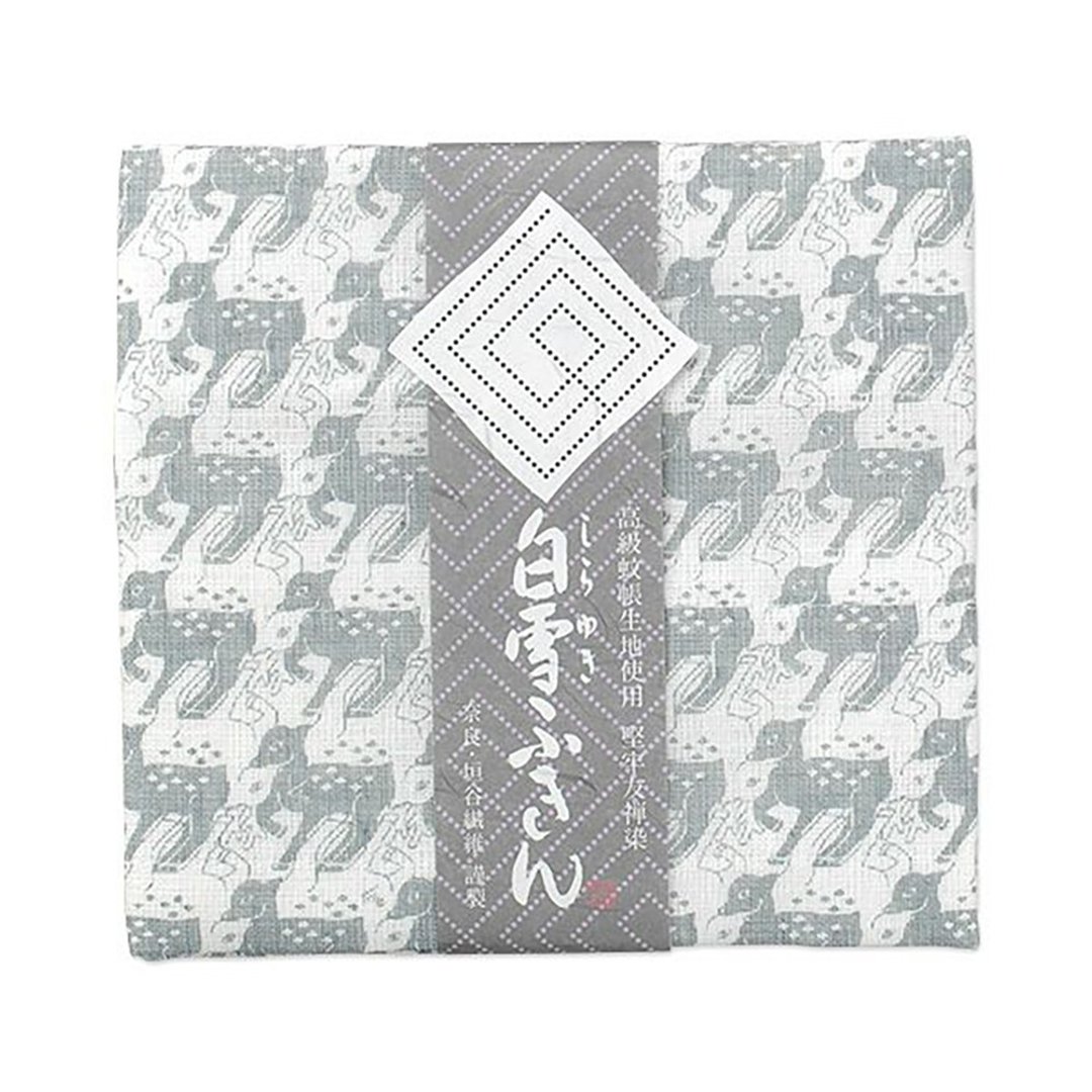 京友禅染万用巾 / 鹿银色 - 餐垫/桌巾 - 棉．麻 银色