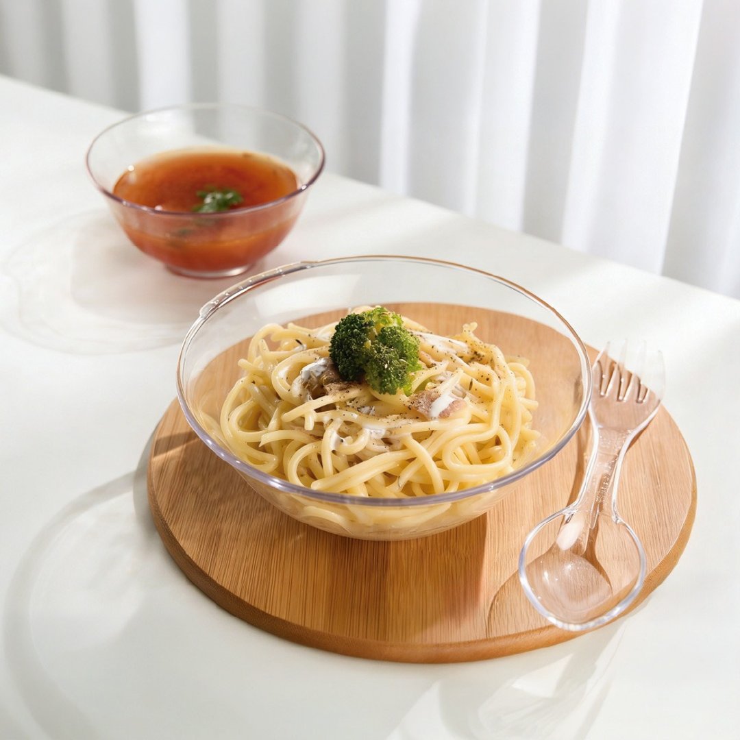 【哩皿生活】Tritan小吃碗 6入组  饭碗 汤 点心 井饭 面碗 水饺 - 碗 - 塑料 透明