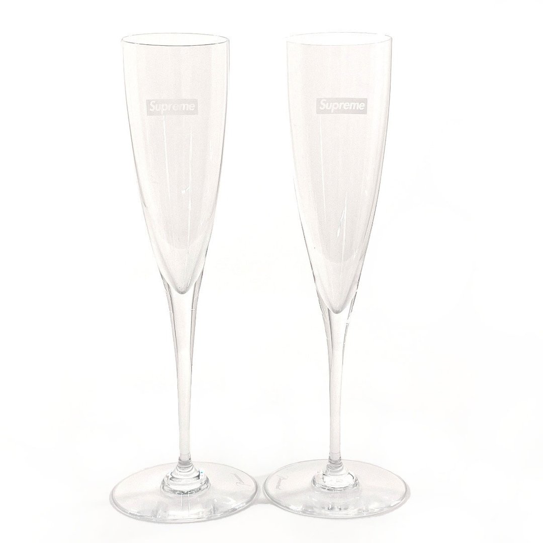 [日本直送，二手，状况良好] Baccarat Supreme x Baccarat Dom Perignon 长笛套装香槟杯 - 玻璃杯 - 玻璃 透明