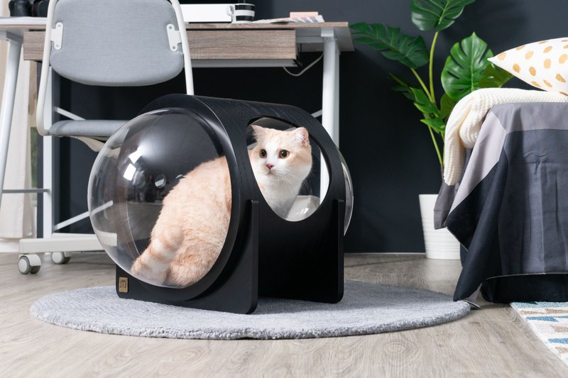 【MYZOO】太空计划ALPHA-黑色 - 床垫/笼子 - 木头 