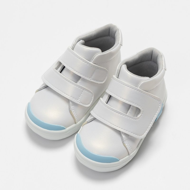 Ryan 珍珠白星星高筒宝宝鞋 - 童装鞋 - 其他材质 