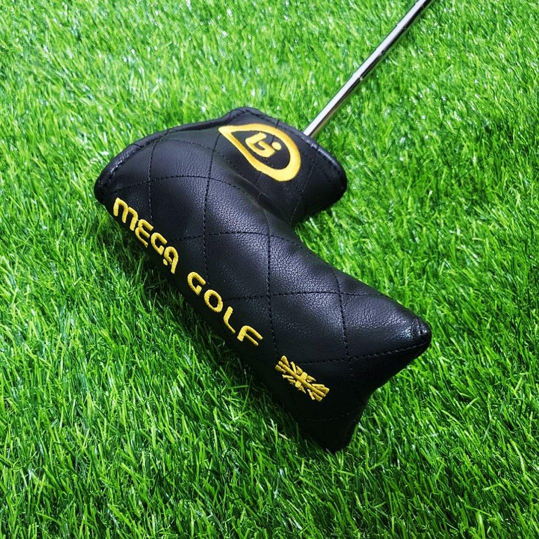 【MEGA GOLF】磁吸L形格纹推杆套 - 运动配件 - 其他材质 黑色