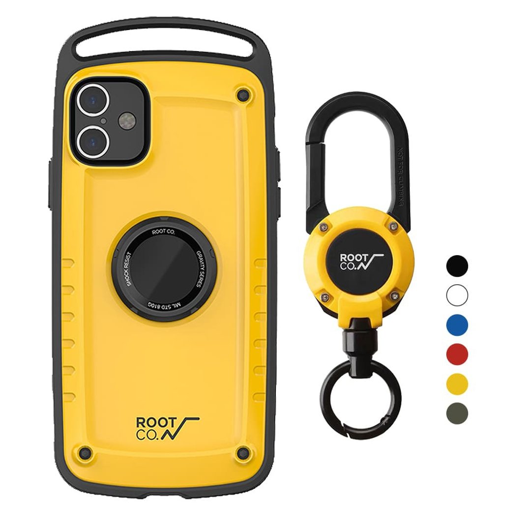 日本ROOT CO. iPhone 11单挂勾手机壳+360度登山扣 - 手机壳/手机套 - 塑料 多色