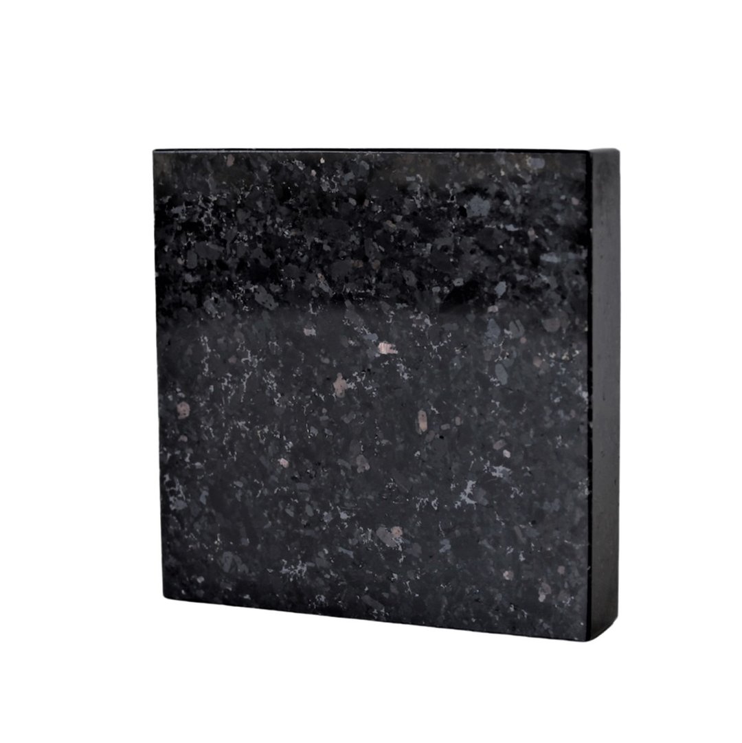 香氛蜡烛黑金石底座-Blocks-9.5cm - 摆饰 - 石头 