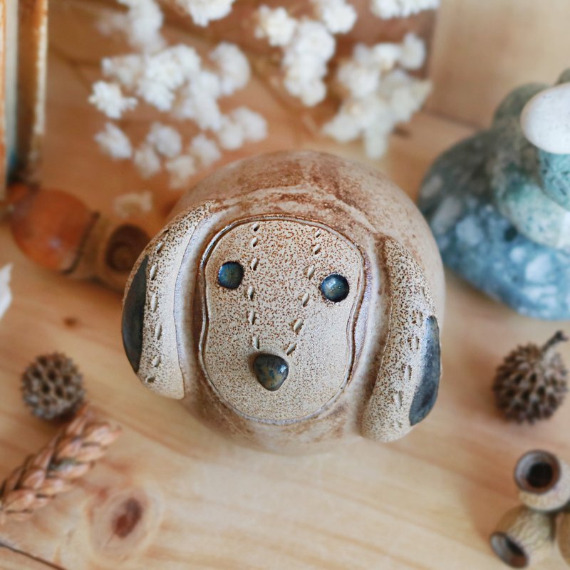 十三生笑 - 旺旺狗 - 摆饰 - 陶 