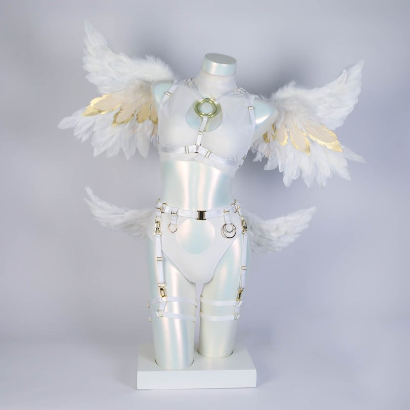 Halo Seraph 全套组 白色 - 女士内衣裤 - 其他材质 白色