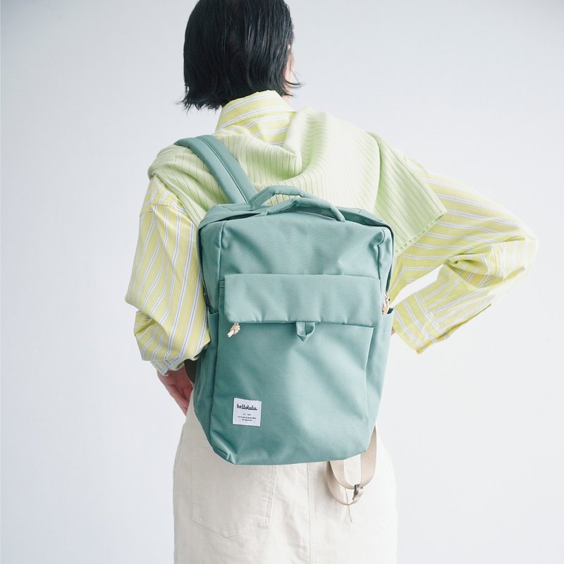 CARTER系列 | 14寸笔电书包M号 MINI CARTER ECO (海沬蓝) - 后背包/双肩包 - 环保材料 绿色