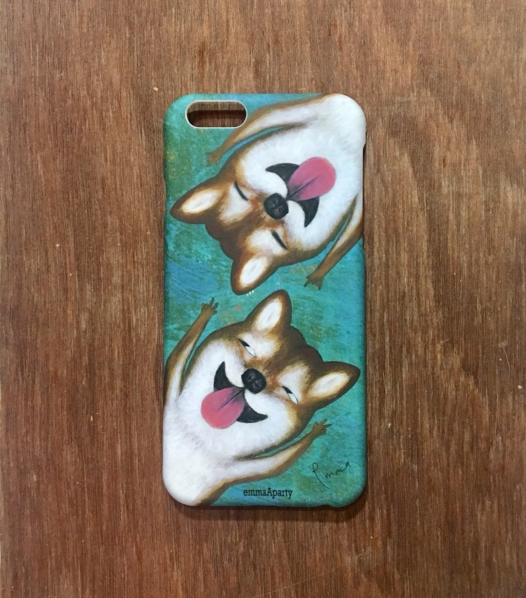 emmaAparty插画手机壳:摇滚柴犬 - 手机壳/手机套 - 塑料 