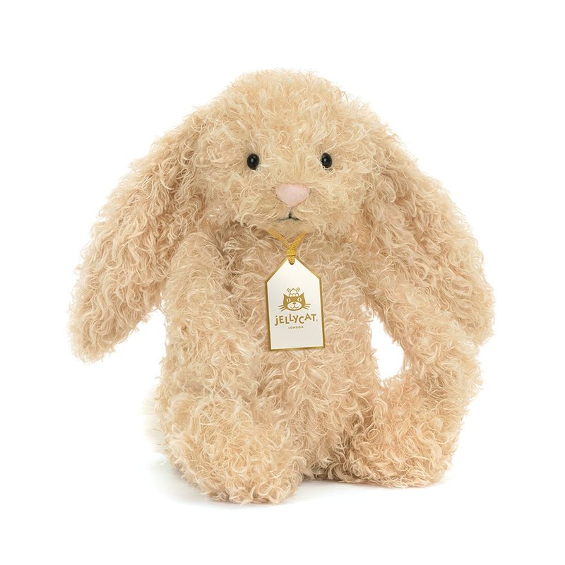 Bashful Luxe Bunny Curly 奢华致臻安抚卷毛兔 31cm - 玩偶/公仔 - 聚酯纤维 金色