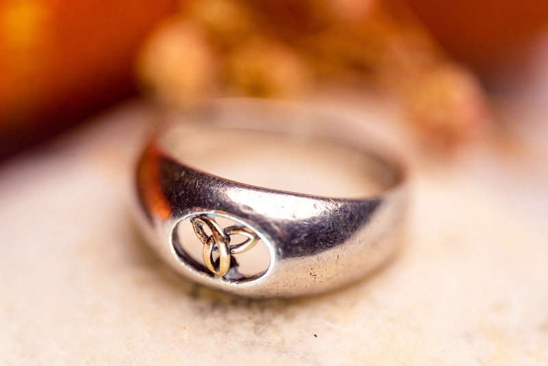 三叶草戒指 - 西洋古董首饰 - 戒指 - 纯银 