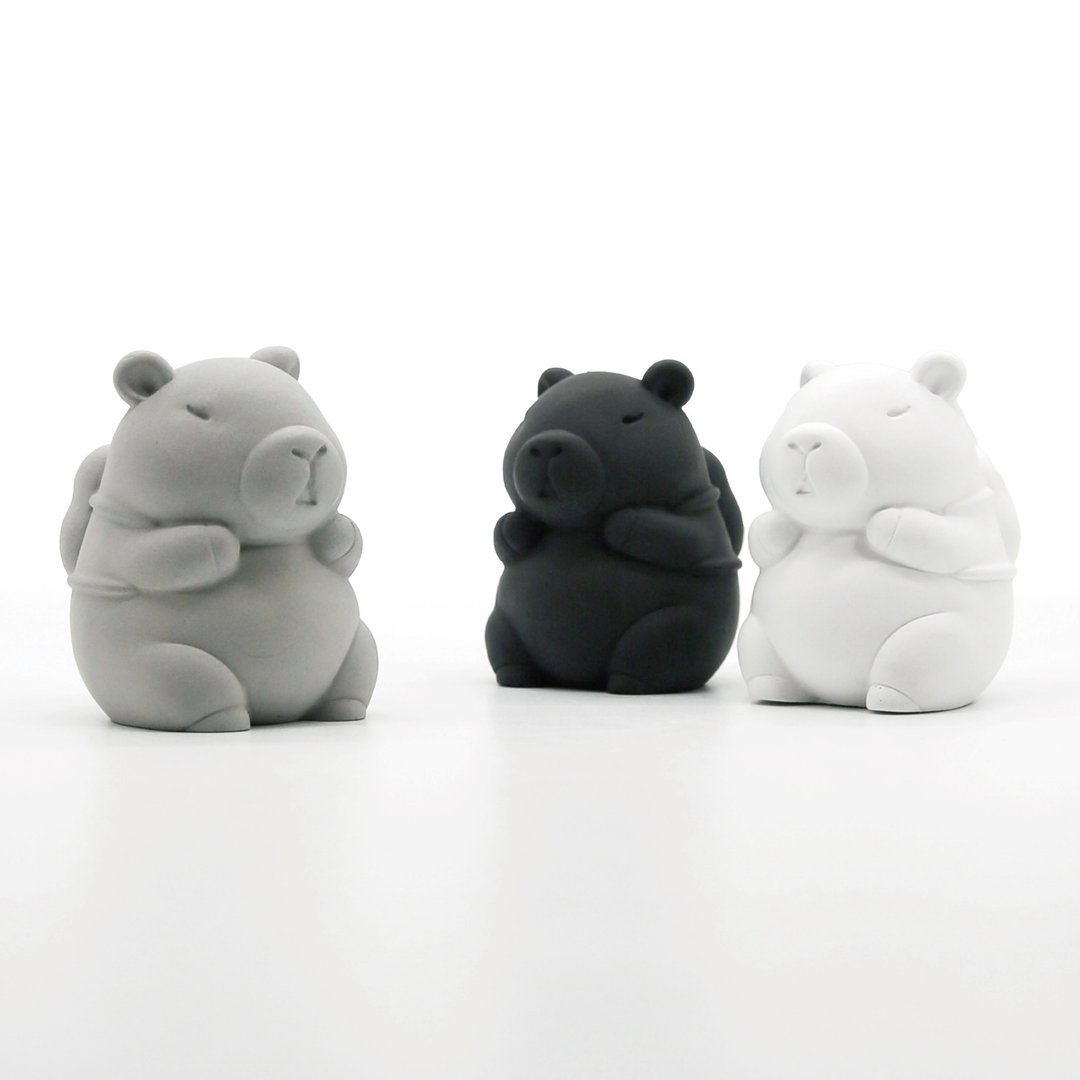 Capybara I 卡皮巴拉 I 水豚君扩香石 I 附5ml精油－马年开运小物 - 香薰/精油/线香 - 水泥 