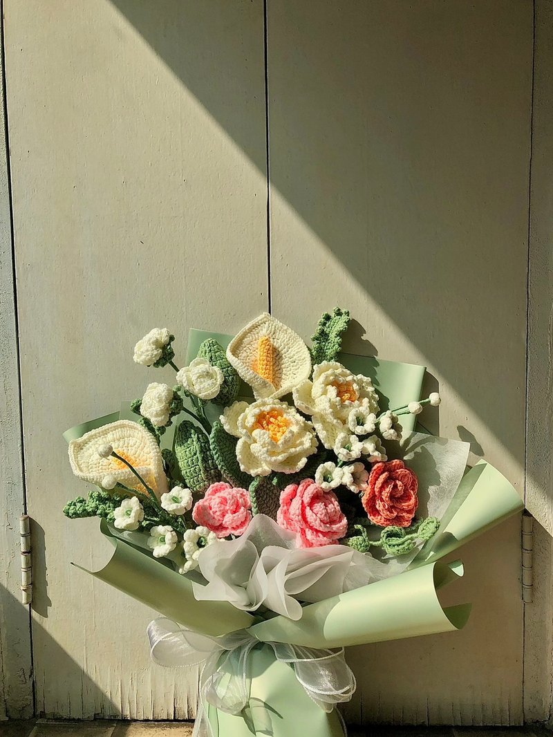 牡丹玫瑰花束 - 摆饰 - 其他材质 多色