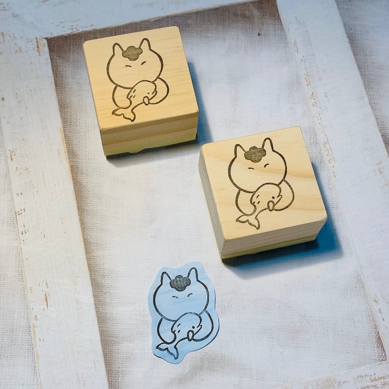 【手刻章】Ocean 系列抹香鲸 V - 印章/印台 - 其他材质 