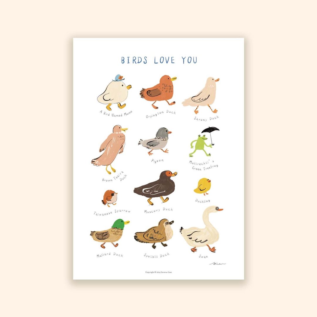 複製畫 / Birds Love You - 其他 - 纸 