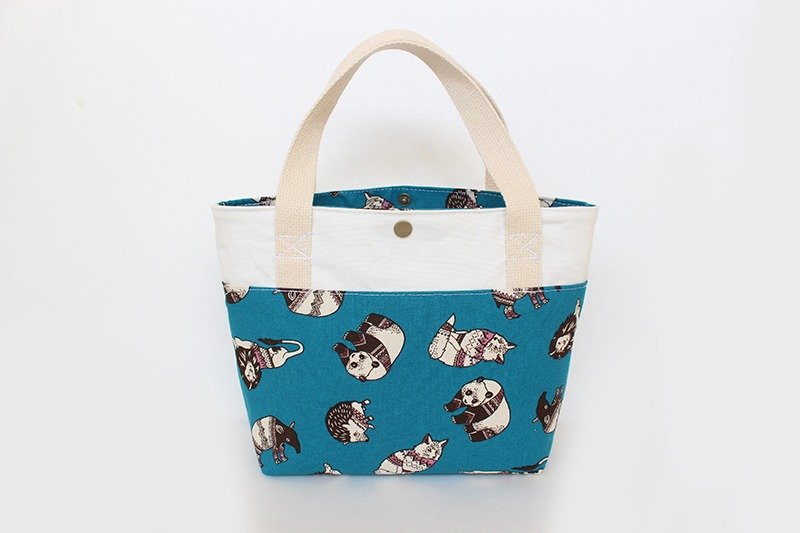 动物图腾手提包/托特包 - 手提包/手提袋 - 棉．麻 