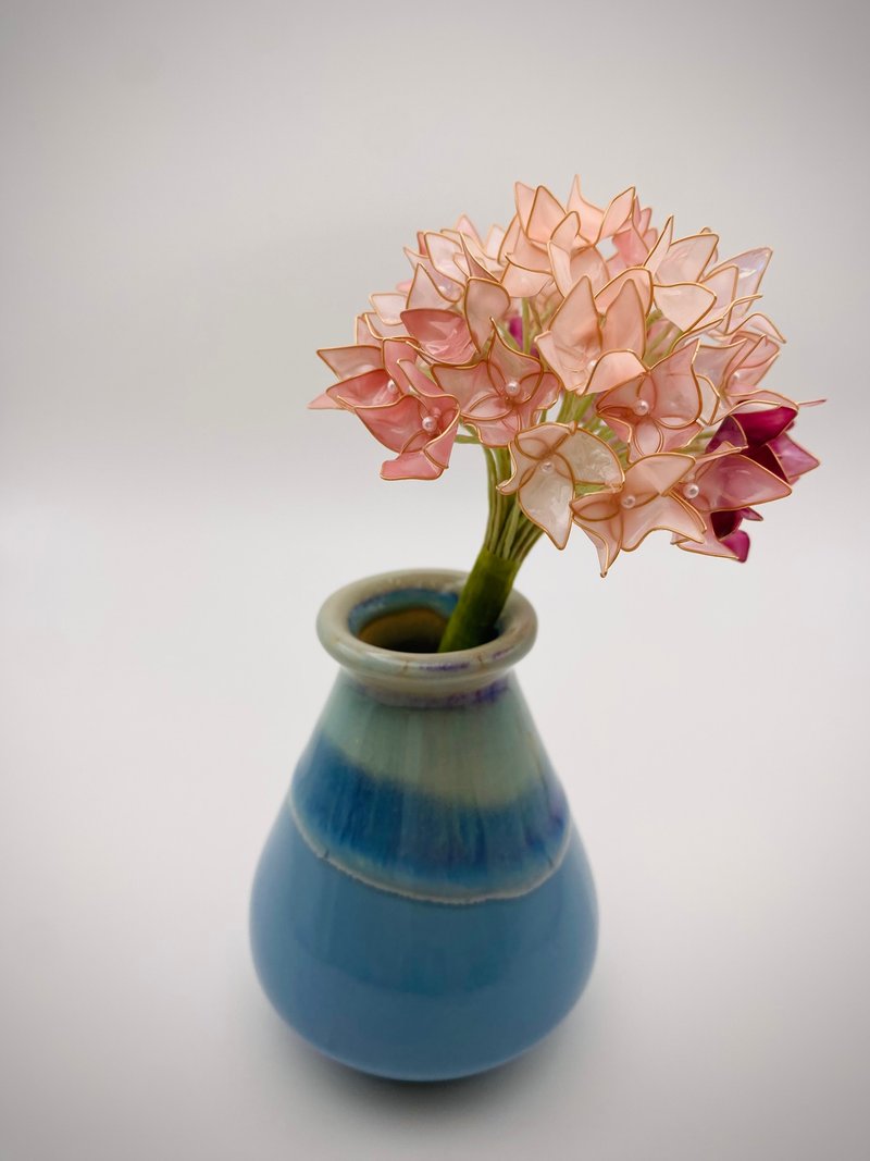 Jocelyn 水晶花-绣球花/紫阳花/造花液/树脂花/滴胶/礼物 - 植栽 - 树脂 