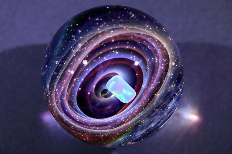 40mm 宇宙玻璃球摆设 no.M029 - 摆饰 - 玻璃 红色