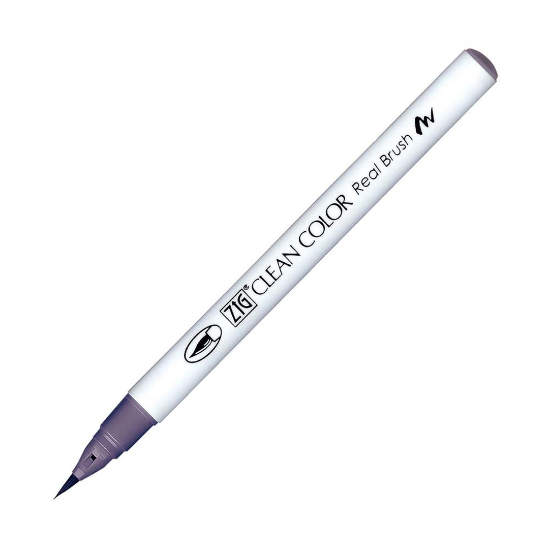 【Kuretake 日本吴竹】ZIG 彩绘毛笔 Purplish Gray - 其他书写用品 - 其他材质 