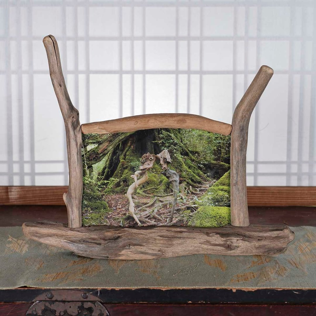 driftwoodartdesign 相片架 相片框 相片座 木制相框 流木艺术 木质摆饰 自然艺术 105 - 画框/相框 - 木头 咖啡色