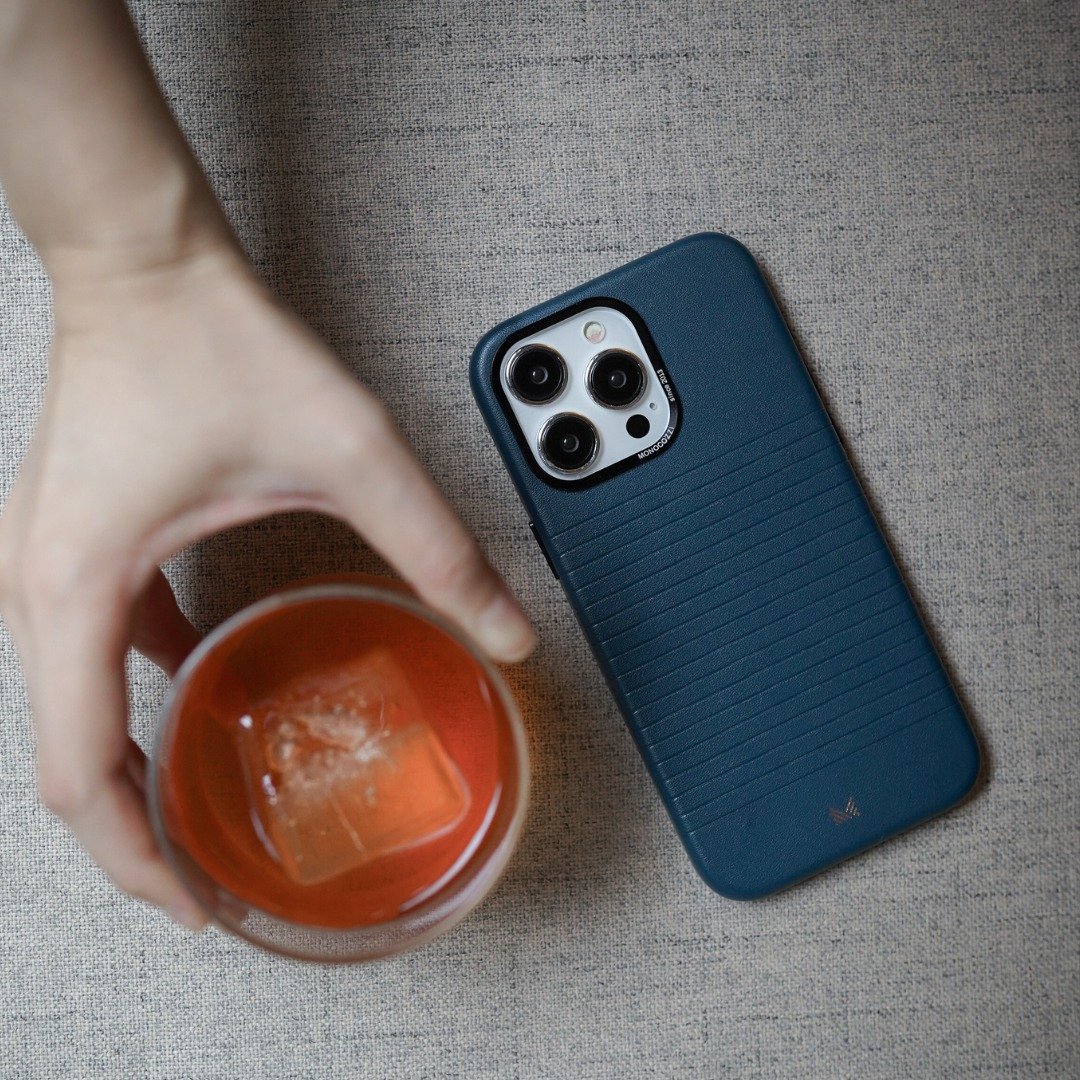 iPhone 15 | LUCID Refined | Magsafe兼容可生物化解皮革外壳 - 其他 - 树脂 绿色