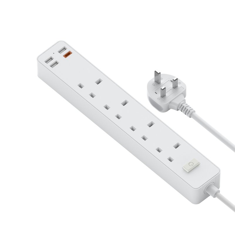 Wiwu 20W UK 插头电源板 含USB接口 - 其他 - 其他材质 白色