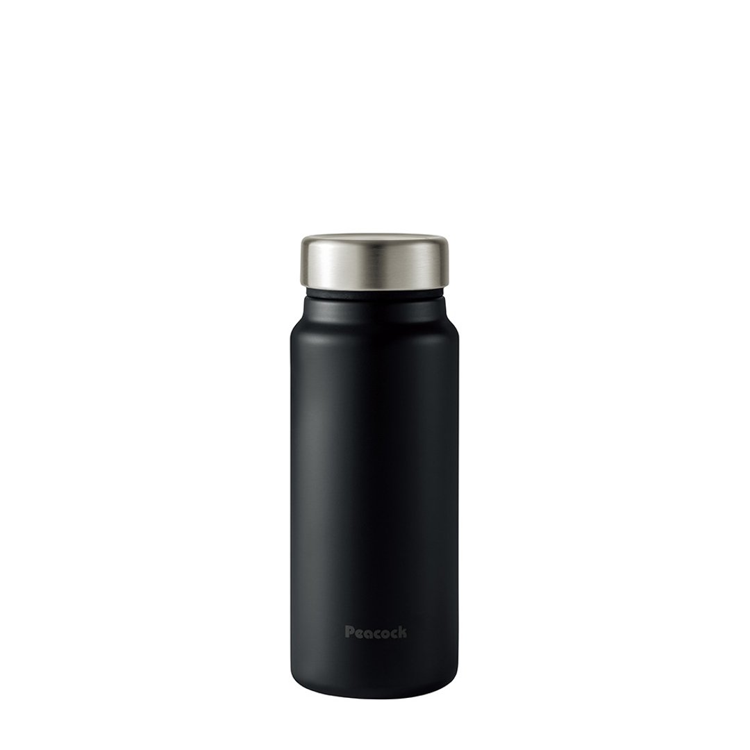 【孔雀Peacock】400ML 不锈钢保温杯 商务休闲 轻量化设计-消光黑 - 保温瓶/保温杯 - 不锈钢 黑色