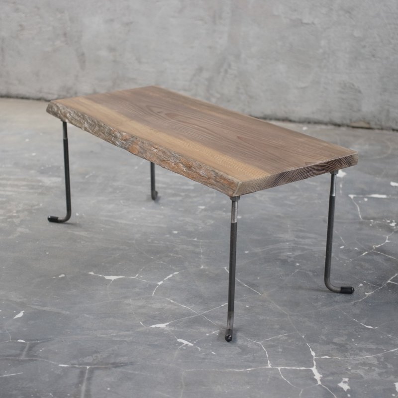 wood iron table 33*76*35 - 餐桌/书桌 - 木头 咖啡色