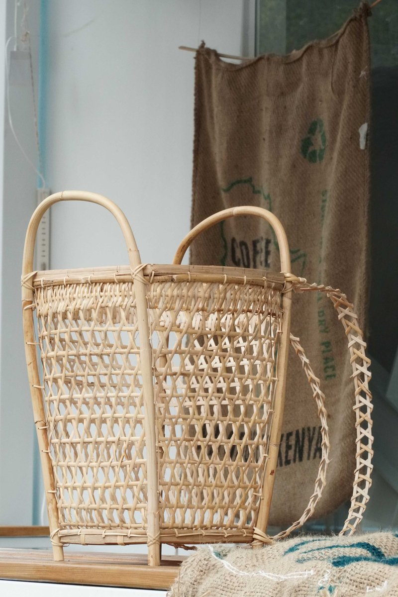 自己做阿美族藤编背篓 - 木工/竹艺 - 其他材质 