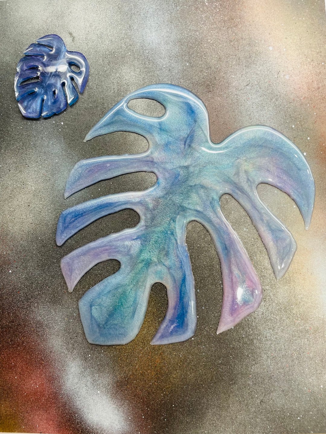 龟背叶星空桌摆壁挂两用相框 - 画框/相框 - 木头 多色