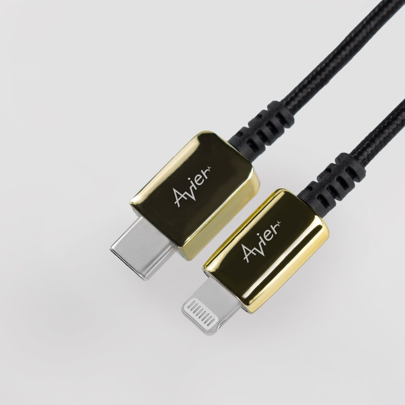 Avier CLASSIC C to Lightning编织高速充电传输线 金 / 多尺寸 - 手机充电及周边 - 其他材质 