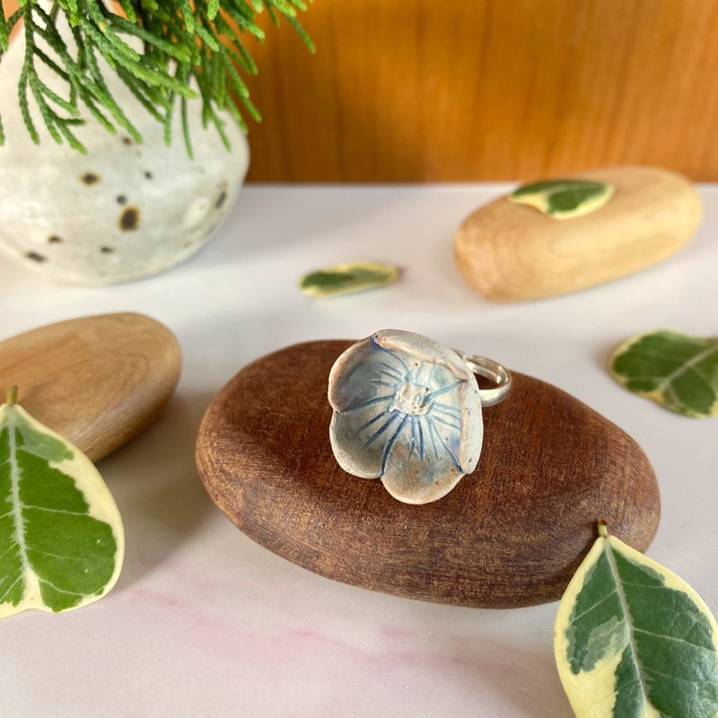 花痴（33号）/陶瓷环/手工 - 戒指 - 陶 白色