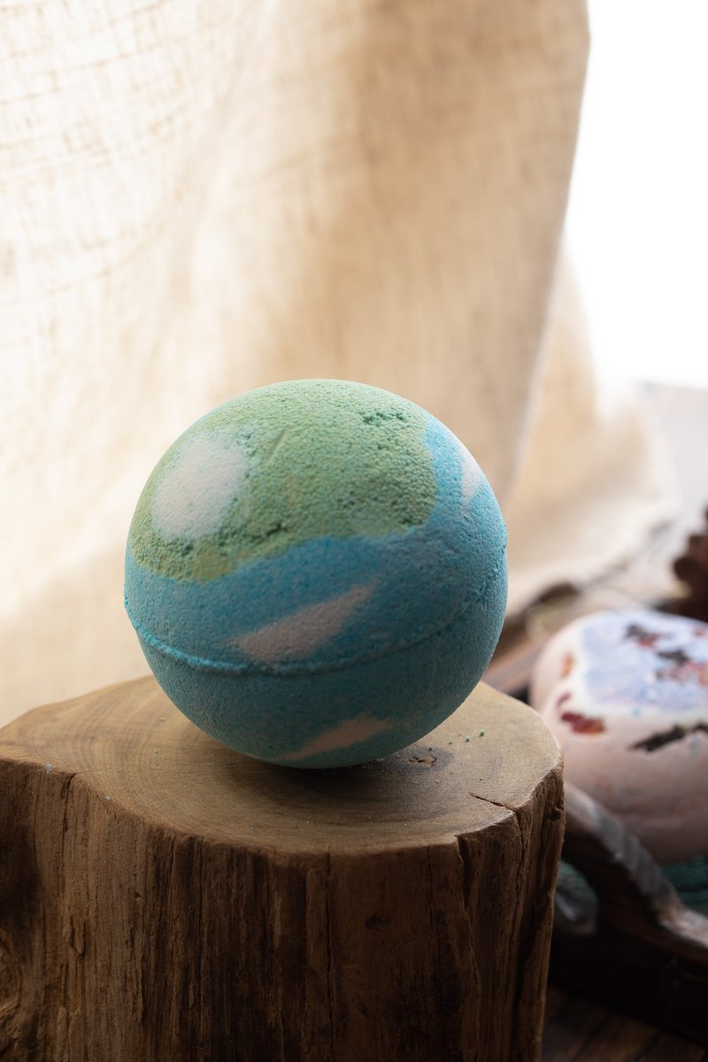 Bath Bomb 泡澡球 | 地球 Earth 气泡浴球 - 其他 - 其他材质 蓝色