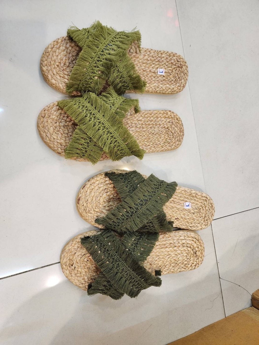 部落风 民族风 波希米亚 风格 编织 海边 度假 旅行 新年礼物 - 男女凉鞋 - 竹 