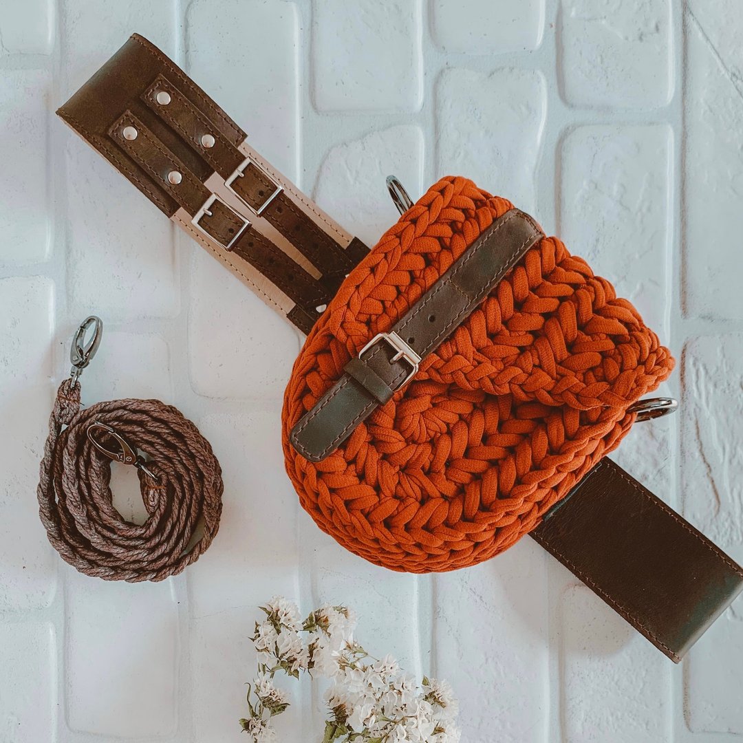 Crochet pattern fanny pack bag holster PDF and video tutorial - 手工艺教程/工具书 - 其他材质 