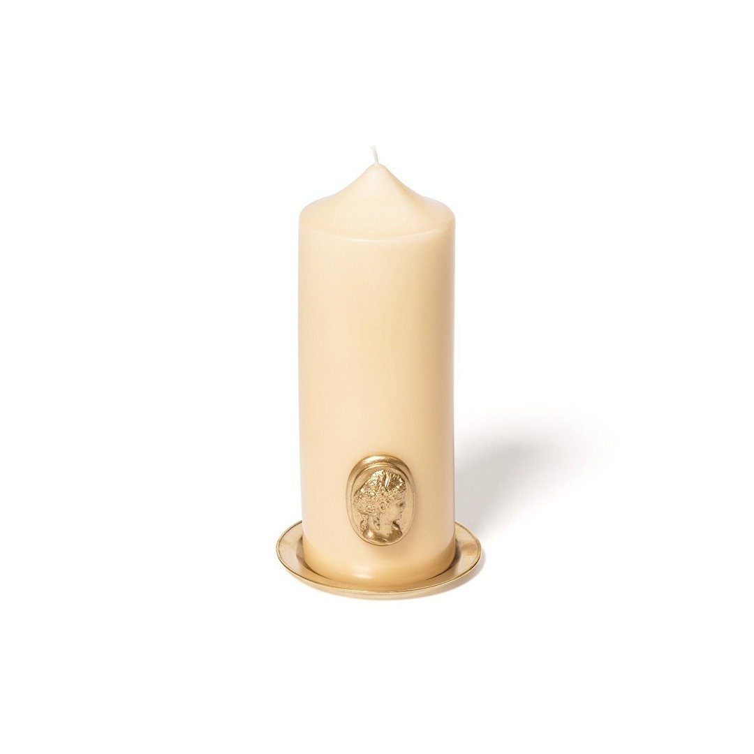 Cire Trudon 留香黄铜盘 - 蜡烛/烛台 - 玻璃 金色