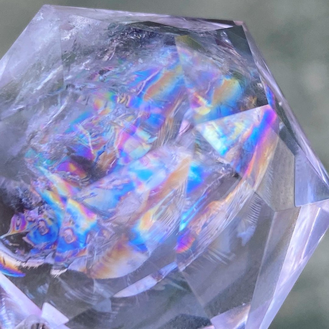 【Lost and find】薰衣草 彩虹 紫水晶 颈链 6T22 - 项链 - 宝石 紫色