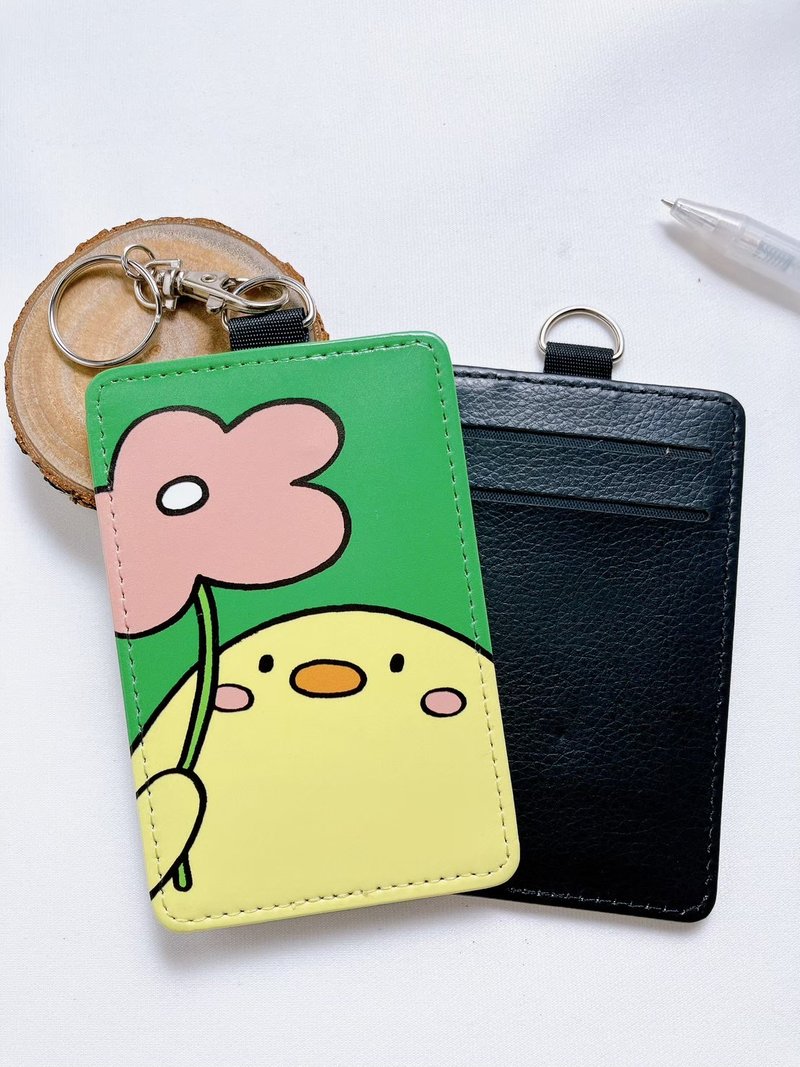 【皮革卡套证件套】鸡 - 证件套/卡套 - 人造皮革 绿色