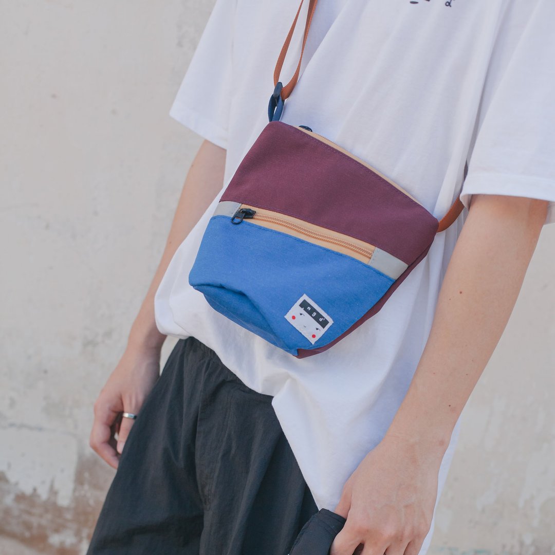 Tannkie Sling bag / purple color - 侧背包/斜挎包 - 尼龙 多色
