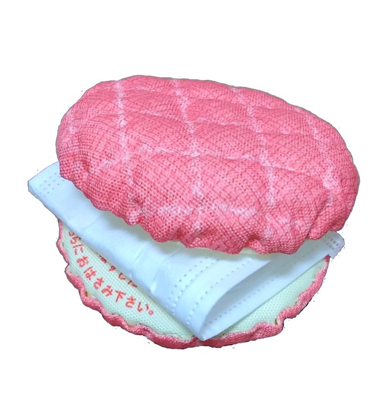 maskcase 口罩架 汉堡包　　多巴胺 - 口罩 - 海绵 粉红色