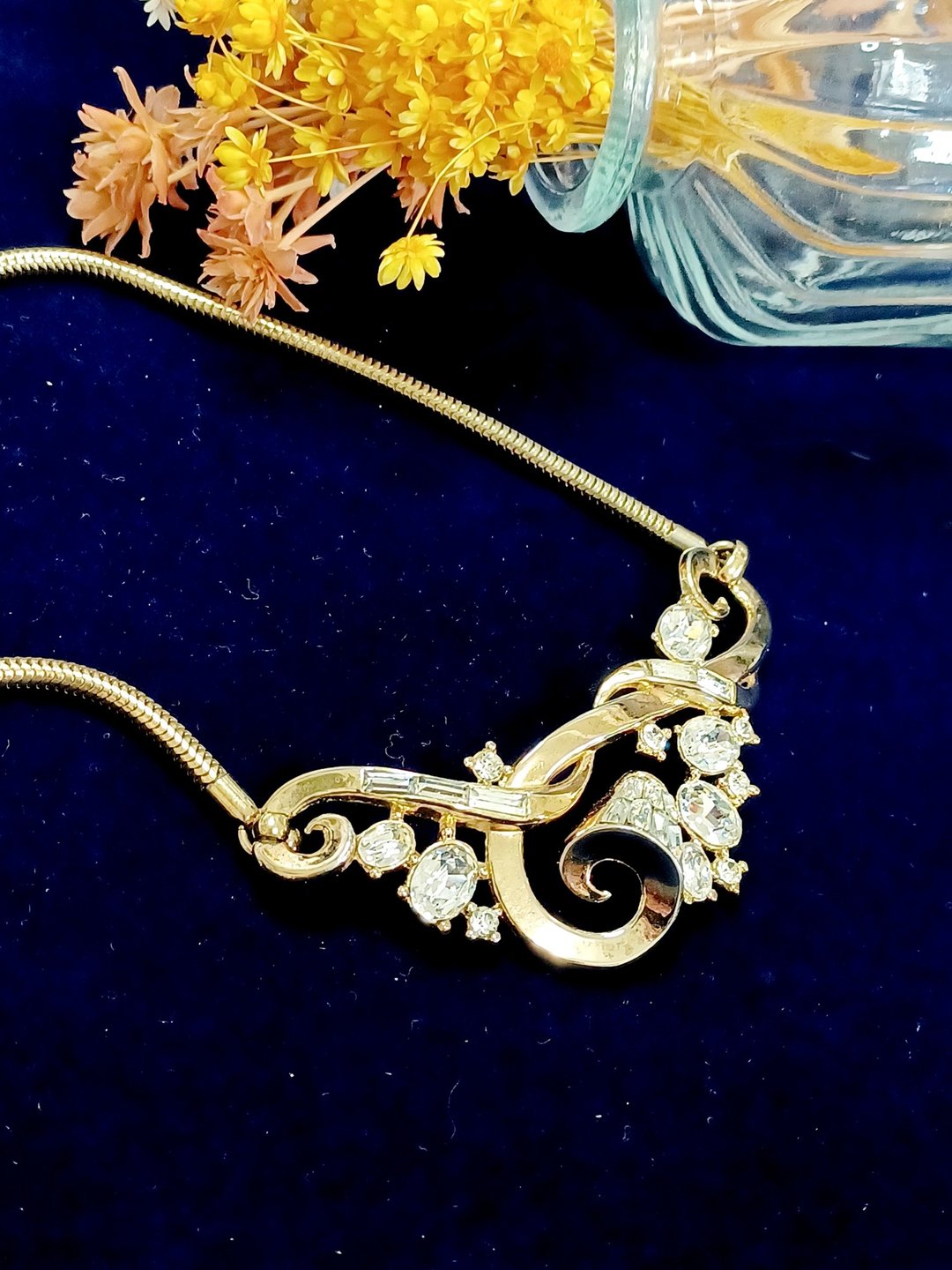 vintage jewelry Trifari 1950 年代 Alfred Philippe设计款 项链 - 项链 - 其他金属 