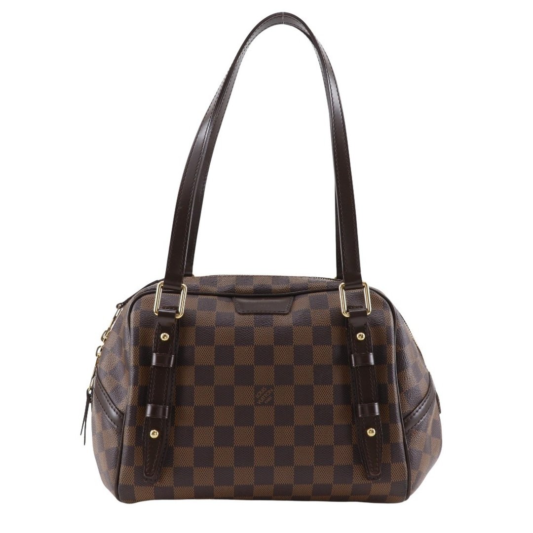 【日本直送】LOUIS VUITTON 路易威登 Rivington PM 托特包 N41157 Damier Canvas 棋盘格帆布 棕色 DU4150 女士【二手】 - 手提包/手提袋 - 人造皮革 咖啡色