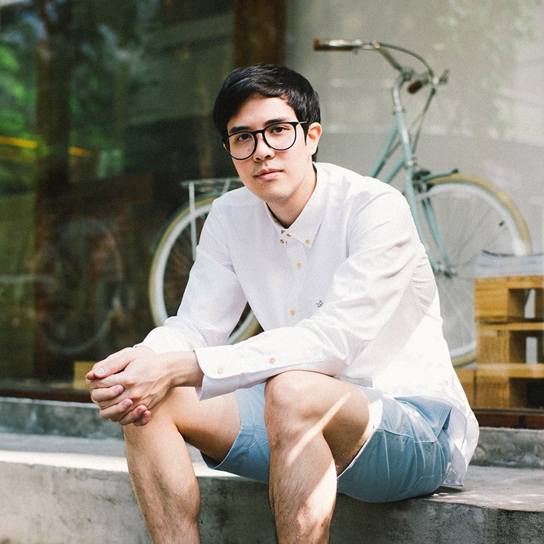 (SIZE S) SHIP // white // men slim fit - 男装衬衫 - 棉 白色