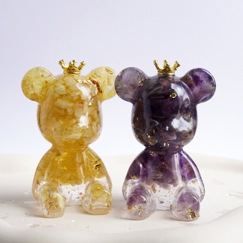 【Hourrae荷莱】招财好运晶熊 水晶摆件 (单入) - 摆饰 - 水晶 多色