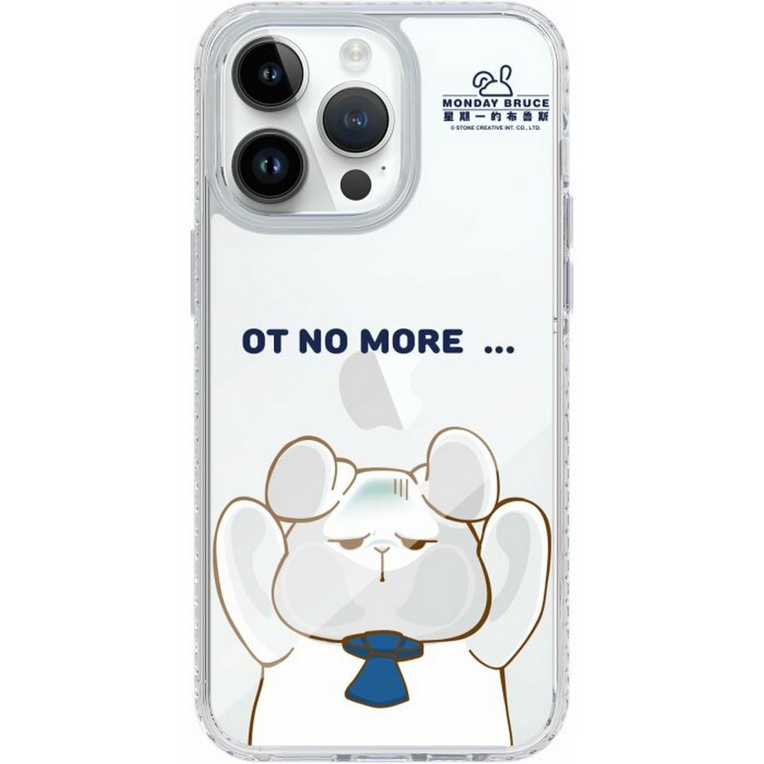 联名系列 Monday Bruce iPhone Samsung S25 气垫防摔镜面手机壳 - 手机壳/手机套 - 塑料 多色