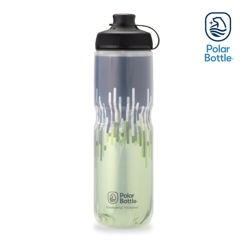 Polar Bottle 24oz MUCK 双层保冷喷射水壶 ZIPPER 草绿 - 运动配件 - 塑料 绿色