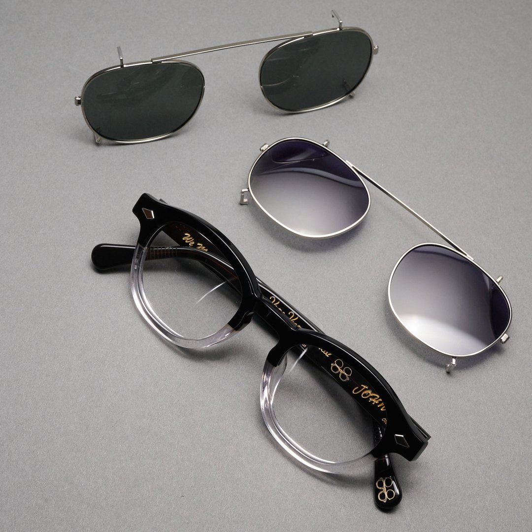 Vatic Vintage Optical John Black/Crystal 双拼 三用插件式墨镜 - 眼镜/眼镜框 - 其他材质 黑色