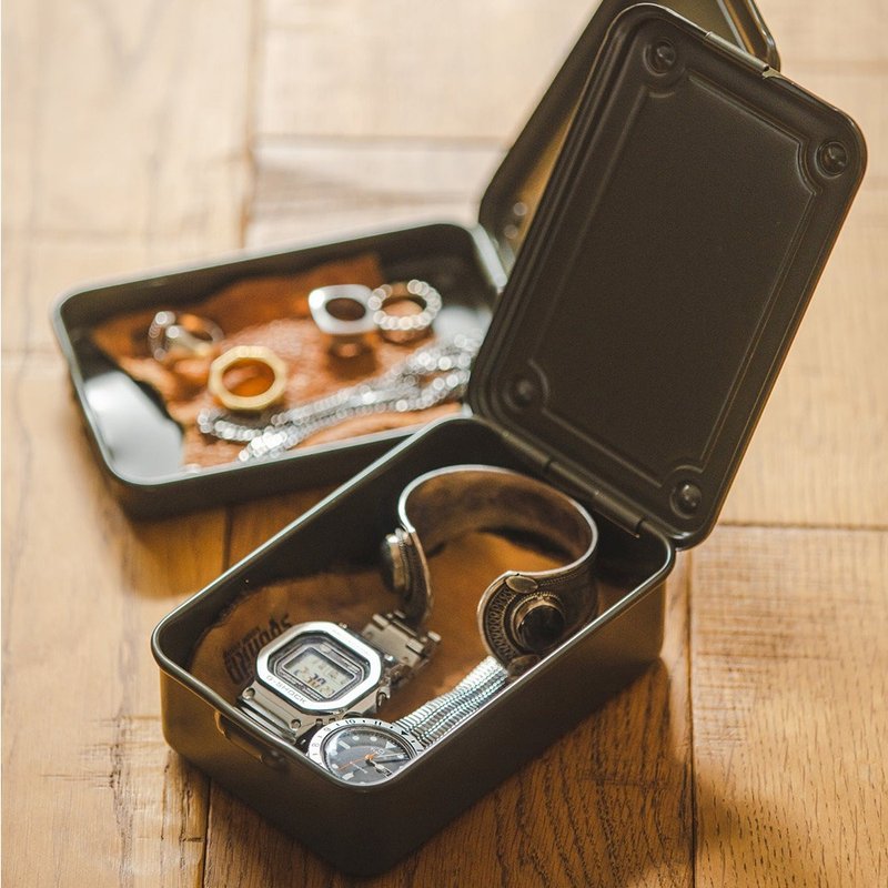 日本TOYO方型钢制单层收纳盒T-150 (3色) - 置物架/篮子 - 其他金属 多色